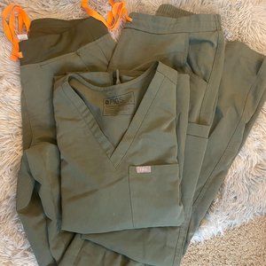 FIGS Limited Edition Moss Color Jogger Pants for Women